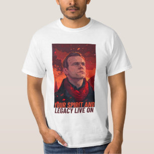 Navalny, dein Vermächtnis und dein Geist leben wei T-Shirt