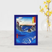 Navaro Rapids Hiroshige Japaner-schöne Kunst Karte (Gelbe Blume)