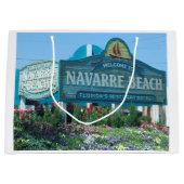 Navarra Beach, Florida, Begrüßungszeichen Große Geschenktüte (Vorderseite)