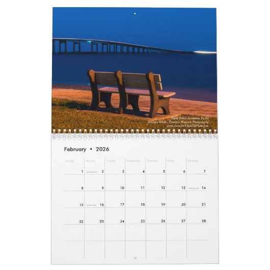 Navarra Beach Florida Calendar Kalender (Feb 2026)