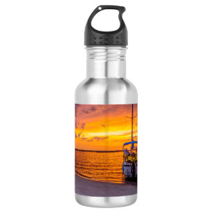 Navarra Florida Fire Sunset Stainless Steel Water Edelstahlflasche