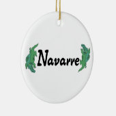 Navarra Florida Keramik Ornament (Rechts)