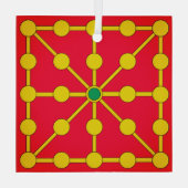 Navarra Ornament Aus Glas (Rückseite)