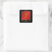 Navarra Quadratischer Aufkleber (Tasche)