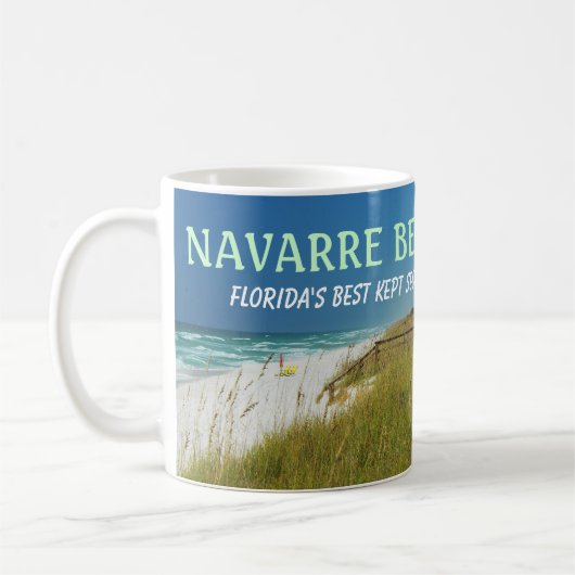 NAVARRA-STRAND-FLORIDA-WEISS-TASSE KAFFEETASSE (Links)