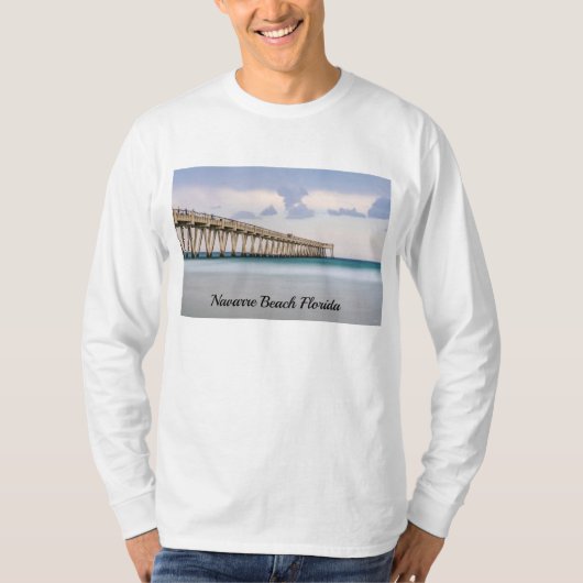 Navarre Beach Angelpfeifer Langschläfer Shirt (Vorderseite)