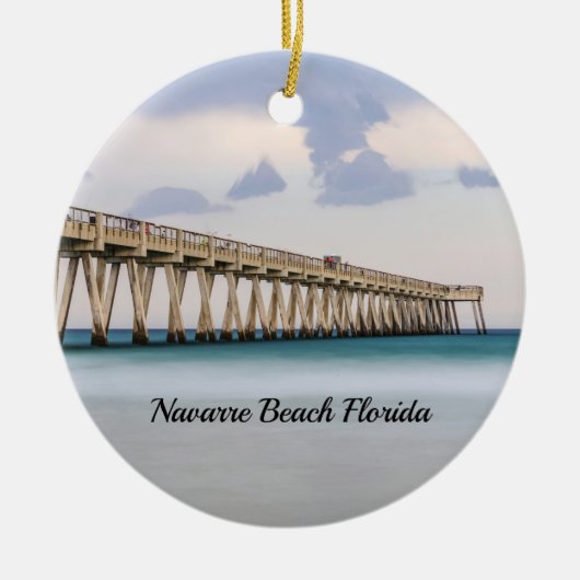 Navarre Beach Angelrutsche Ornament (Vorne)