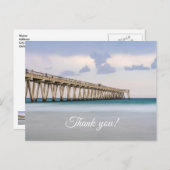 Navarre Beach Fishing Pier Danke Postcard Postkarte (Vorne/Hinten)
