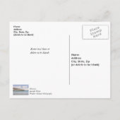 Navarre Beach Fishing Pier Danke Postcard Postkarte (Rückseite)