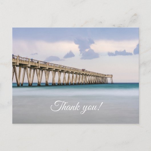 Navarre Beach Fishing Pier Danke Postcard Postkarte (Vorderseite)