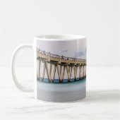 Navarre Beach Fishing Pier Kaffeetasse (Links)