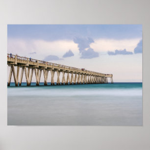 Navarre Beach Fishing Pier Poster