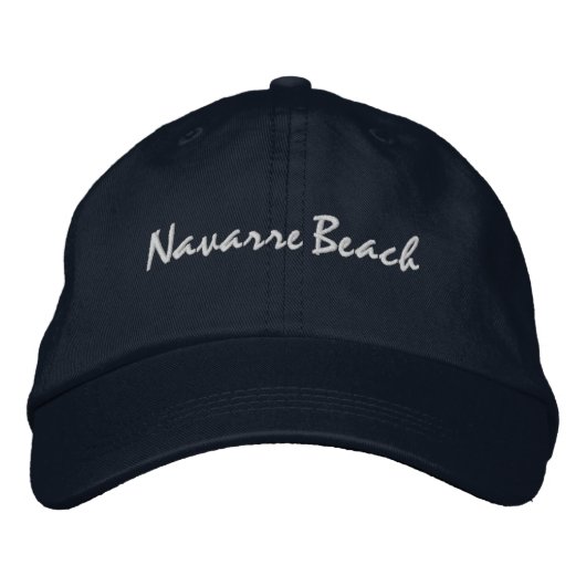 Navarre Beach Florida Embroidered Baseball Hat Bestickte Baseballkappe (Vorderseite)