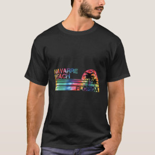Navarre Beach Florida Gefärbte Krawatte Vintag Ins T-Shirt
