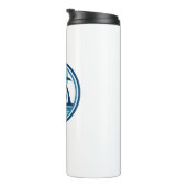 Navarre Beach Florida Palm Tree Birds Thermosbecher (Nach rechts gedreht)