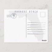 Navarre Beach Florida Retro Sunset Souvenirs Postkarte (Rückseite)