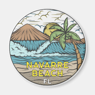 Navarre Beach Florida Vintage  Magnet