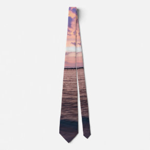 Navarre Beach Magic Hour Lila Sunset Neck Tie Krawatte