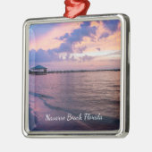 Navarre Beach Magic Hour Lila Sunset Ornament (Links)