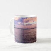 Navarre Beach Magic Hour Purple Sunset Kaffeetasse (Vorderseite Links)