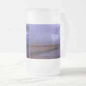 Navarre Florida Blitze Mattiert Glass Beer Mattglas Bierglas (VorderseiteRechts)