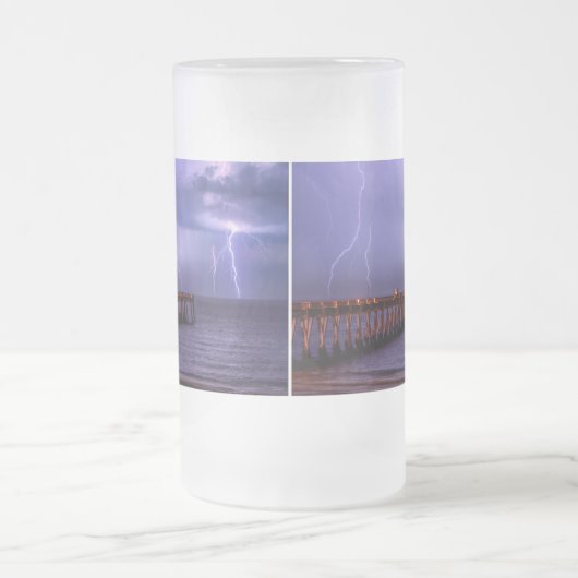 Navarre Florida Blitze Mattiert Glass Beer Mattglas Bierglas (Mittel)