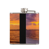 Navarre Florida Fire Sunset Flachmann (Rückseite)