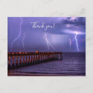 Navarre Florida Gewitter Sturm Danke Postkarte