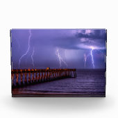 Navarre Florida Lightning Storm Fotoblock (Vorderseite)