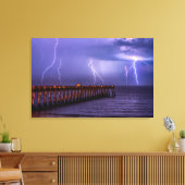 Navarre Florida Lightning Storm Leinwanddruck (Insitu (Wohnzimmer))