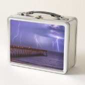 Navarre Florida Lightning Storm Metall Brotdose (Vorderseite)