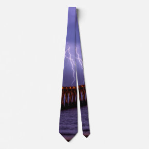 Navarre Florida Lightning Storm Neck Tie Krawatte