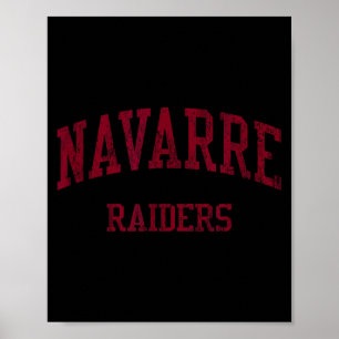 Navarre High School HS Navarre FL Vintage-Sport Poster