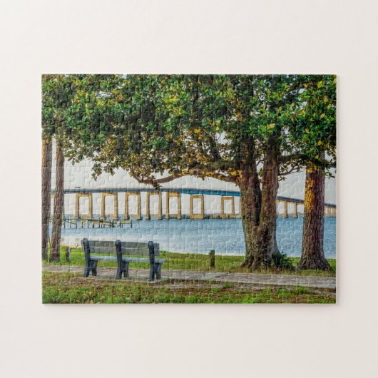 Navarre Park Bench and Bridge Puzzle (Horizontal)