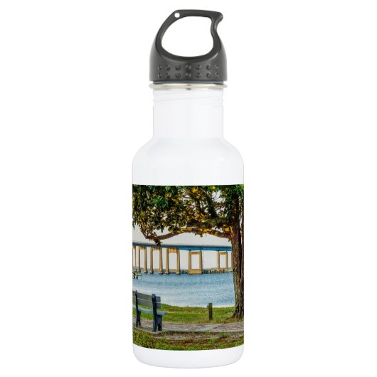 Navarre Park Bench and Bridge Stainless Steel Wate Edelstahlflasche (Vorderseite)