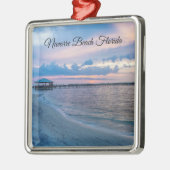 Navarre Santa Rosa Sunset Square Ornament Aus Metall (Links)