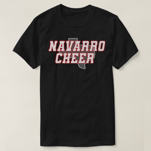 Navarro Cheer Texas Logo Premium TShirt (Design vorne)