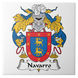 Navarro Familienwappen Fliese