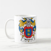 Navarro Familienwappen Kaffeetasse (Links)