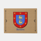 Navarro Historischer Schild im Hintergrund Fußmatte (Vorderseite)