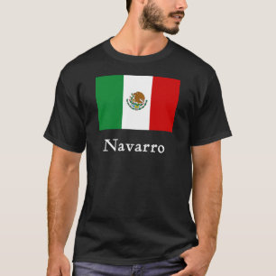 Navarro mexikanische Flagge T-Shirt