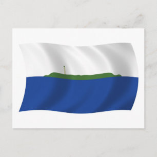 Navassa-Insel Flagge Postkarte