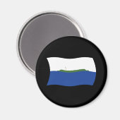 Navassa Island Flag Magnet (Vorderseite/Rückseite)