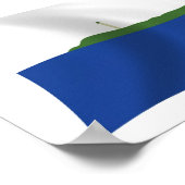 Navassa Island Flag Poster Print (Ecke)