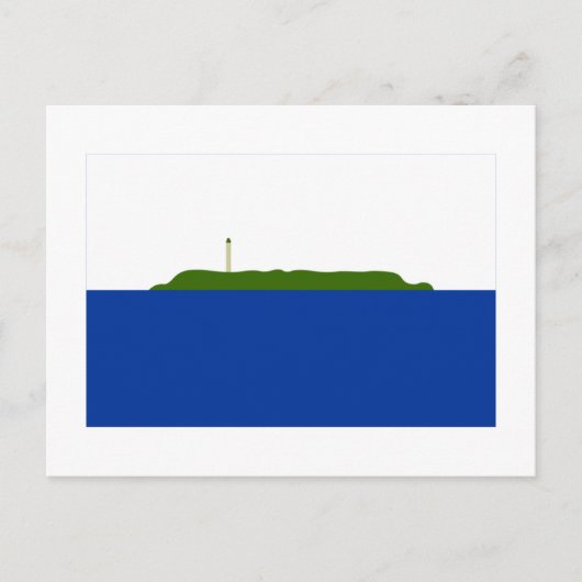 Navassa Island Flag Postkarte (Vorderseite)