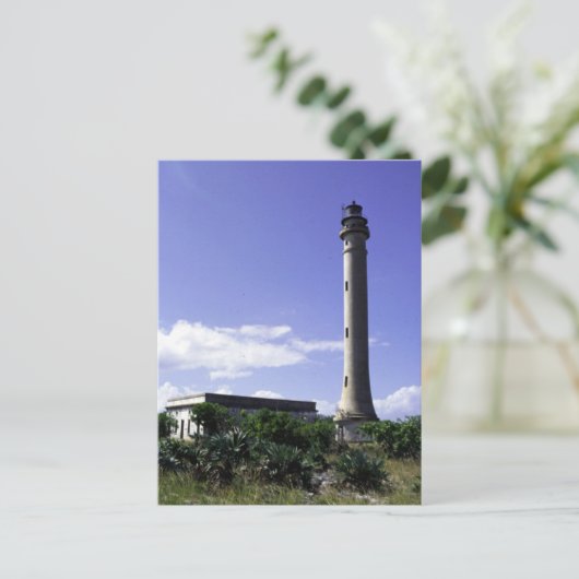 Navassa Island Lighthouse Postkarte (Stehend Vorderseite)