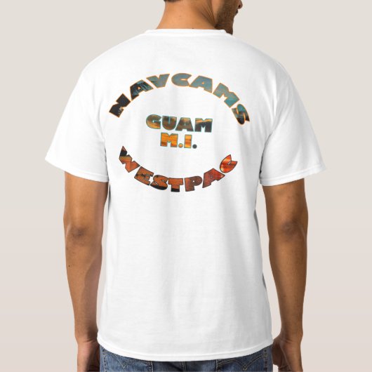NAVCAMS WESTPAC GUAM M.I. T-Shirt (Rückseite)