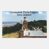 Navesink Twin Lights, New Jersey Stickers (Vorderseite)