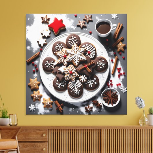 Navidad 1 - 001 leinwanddruck (Insitu (Wohnzimmer))