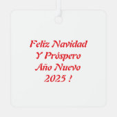 Navidad 1 - 001 ornament aus metall (Rückseite)